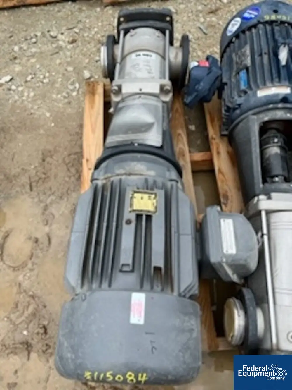 475 GPM @ 142' TDH, Grundfos #CRN90-2-2-A-G-G-E-HUUK, pump, 316 Stainless Steel, 25 HP, 230/460 V., counter