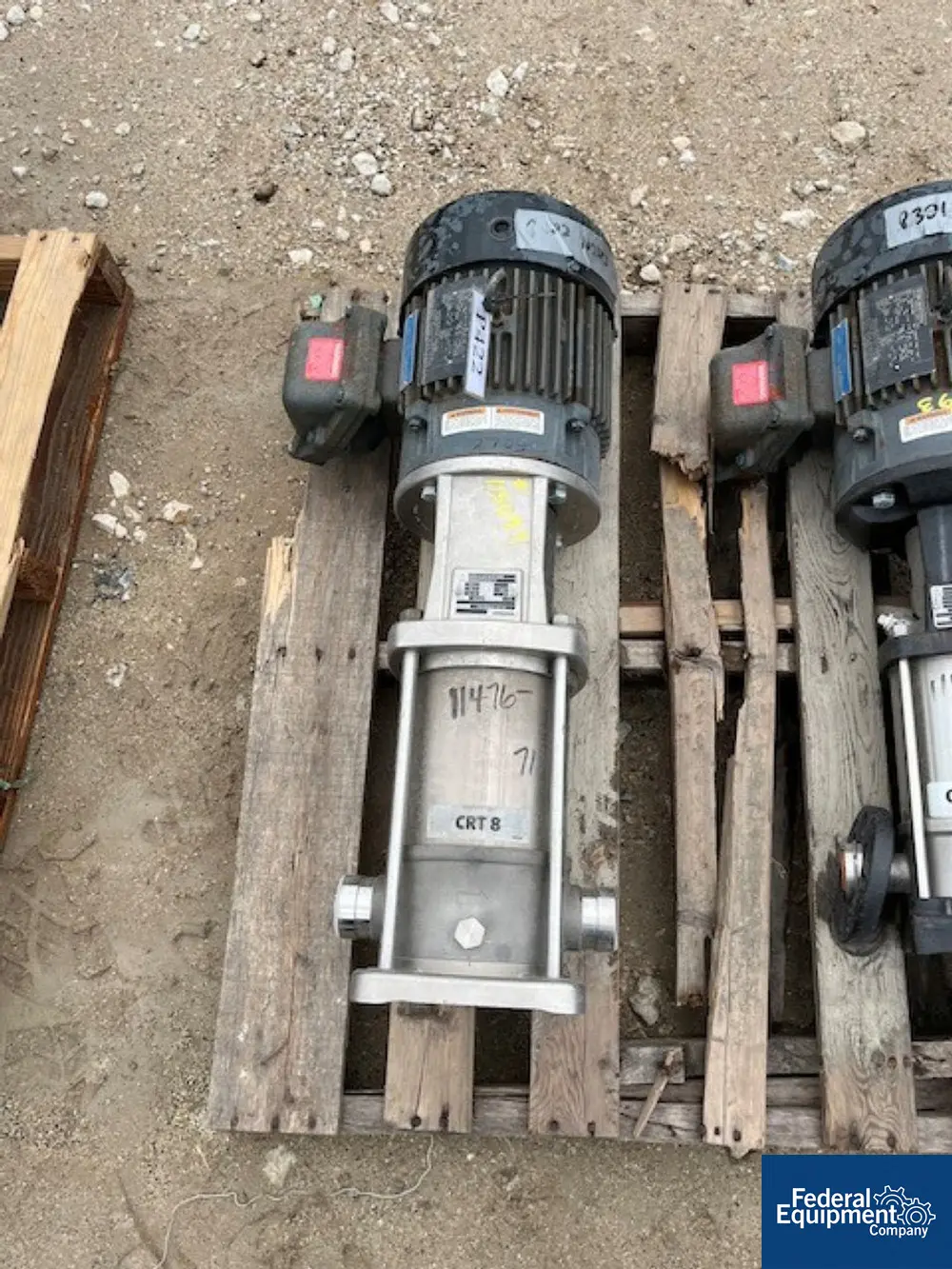 52 GPM @ 228' TDH, Grundfos #CRT8-6-A-P-A-E-PQQK, pump, 316 Stainless Steel, 3 HP, 230/460 V.