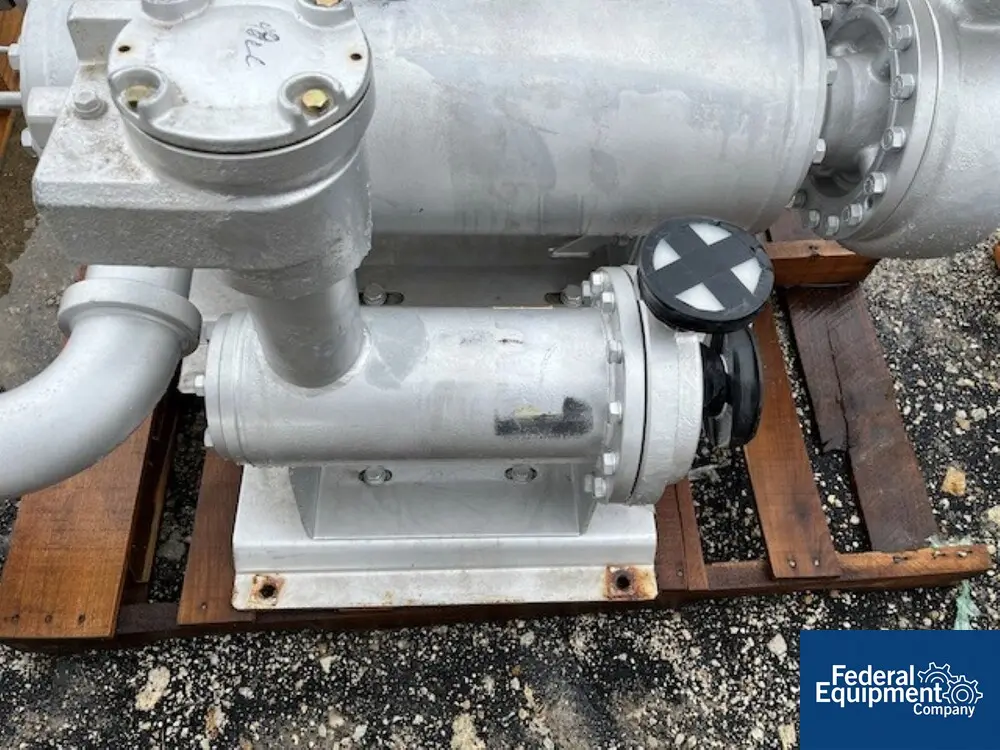 13 GPM @ 133' TDH, Teikoku #F91-217U4L-0204S1-AV, Centrifugal Pump, seal less can pump, Stainless Steel case