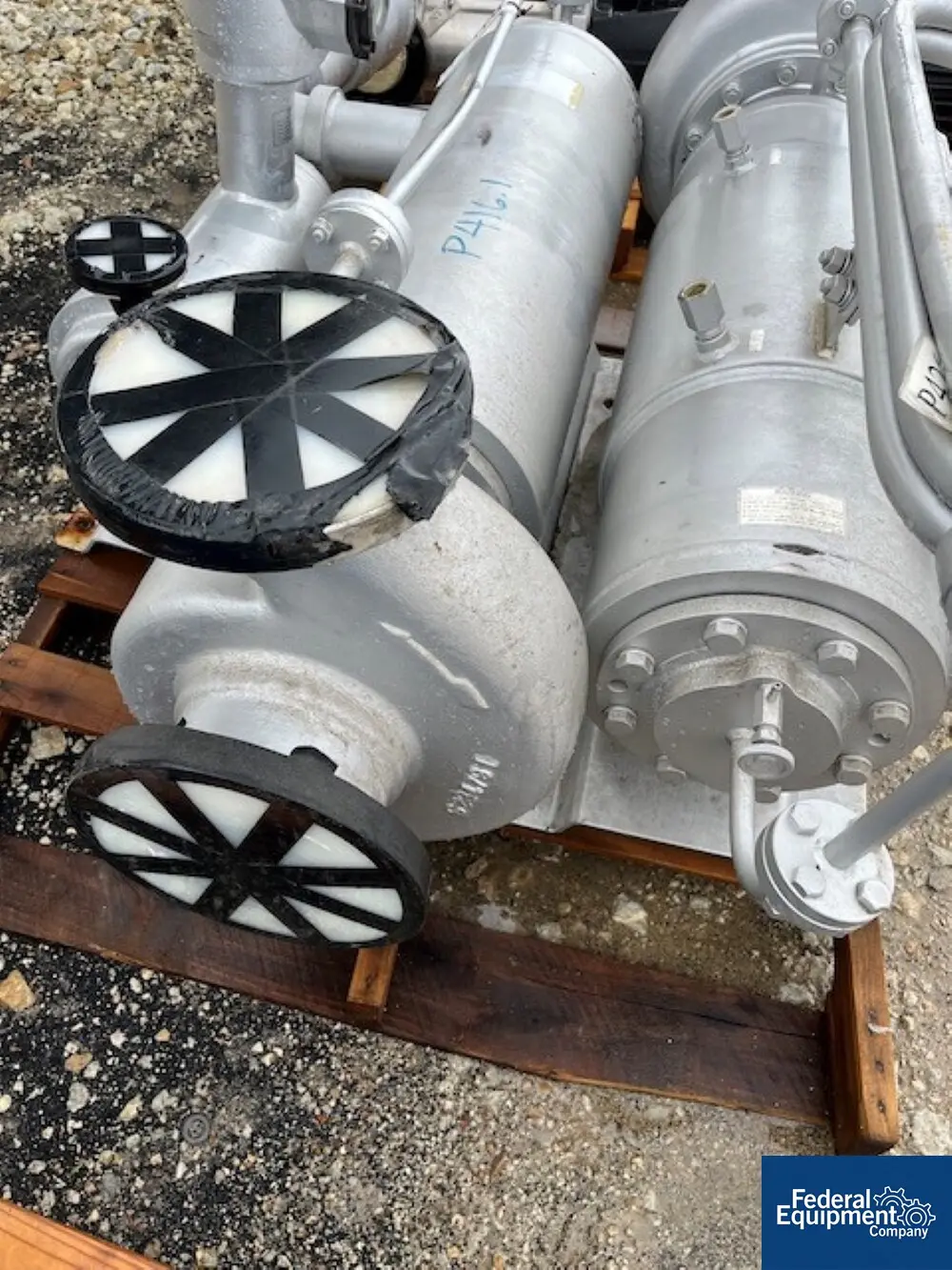 946 GPM @ 108' TDH, Teikoku #FA61-61X4M-1012T1V-E, Centrifugal Pump, seal less can pump, Stainless Steel