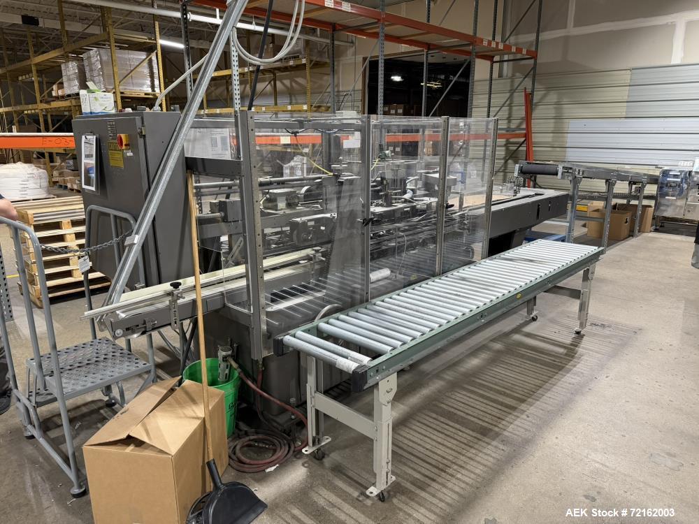 Jones #CMV5, Semi-Automatic Continuous Motion Vertical Tuck Cartoner, 120 CPM, 5" centers, 1-4-1/4" x