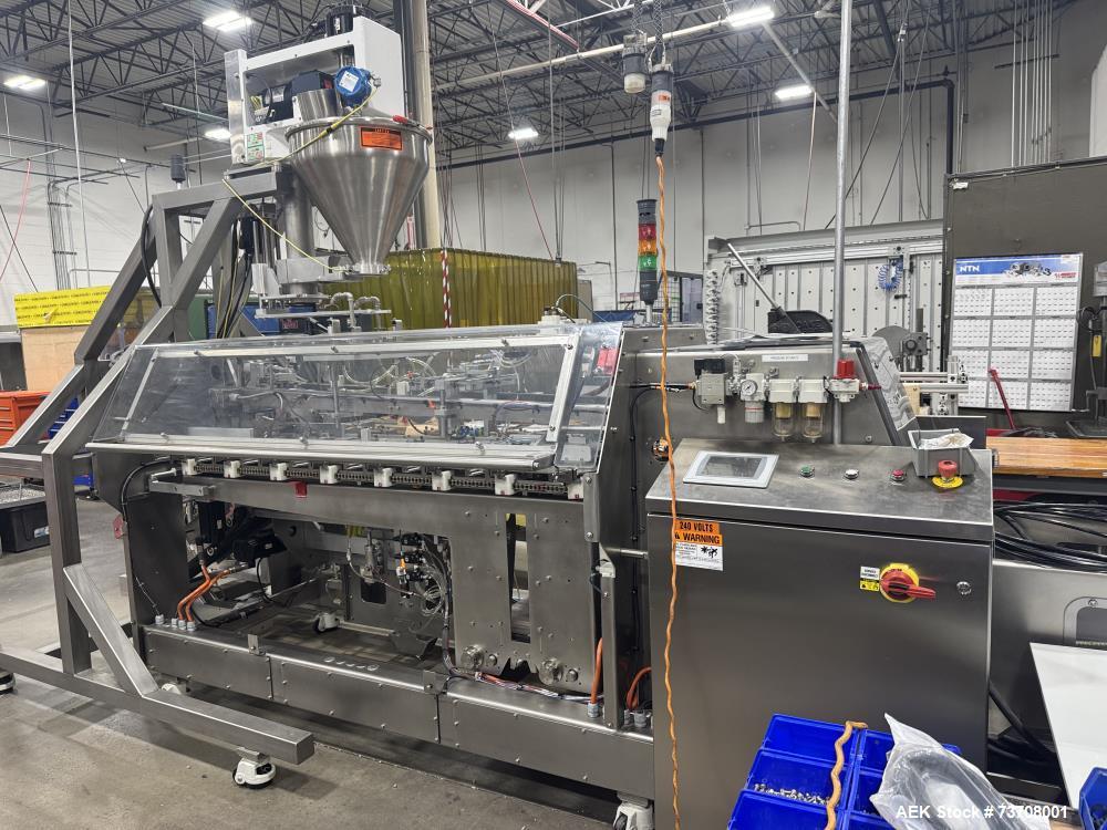 Tishma #Flex-7-ROO-100, Premade Pouch Filler & Sealer, 40 PPM, 4-16" width x 6-21" H x 0-6" thick pouches