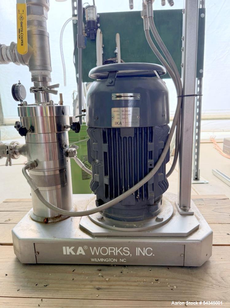 IKA Works #MK2000/5, Colloid Mill, 304 Stainless Steel, 10 GPM, 10,000 RPM, 3" rotor, 2" inlet, 1.5" outlet