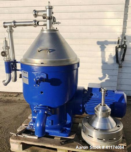 Alfa-Laval #VNPX-407-SGP-34, Desludger Disc Centrifuge, clarifier, Stainless Steel, 7000 L/H, 16.5 HP, 380