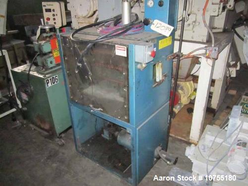 Boston Matthews, Belt Puller, 3" width x 23" L, 1 HP 180 V. DC motor, 1750 RPM, air operated belt pinch