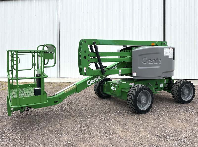 Genie #Z45/25, articulating boom lift, 45' max. lift, 500 lb. capacity, Ford MSG-425 dual fuel engine, 4x4