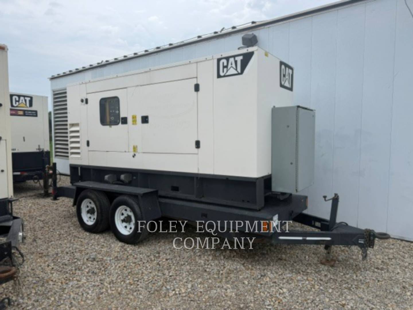 125 KW Caterpillar #D125, portable diesel generator set, 480/240 Volts, EMCP 3.2 ctrl, Tier 2, 300 gal. fuel