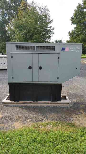 60 KW MTU, John Deere, diesel generator set, 1 phase, AS IS