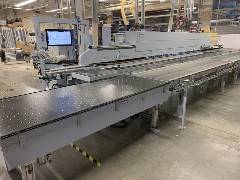 Homag #Ambition-2470, Edgebander, 0.020"-0.118" edgebanding thickness, 2.36" premilling, 1.57" max. width
