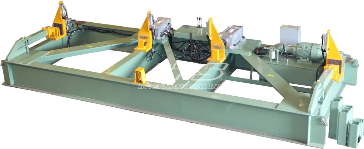 684 Ton, Bay-Lynx #BC-1900, Beam Cambering Machine, W40 x 328 capacity (grade 36), 4,000 psi, 40 HP, 23 GPM