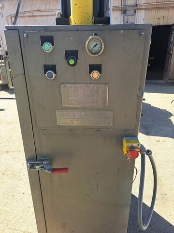 American Process Systems #PO50-5381, Pneumatic Empty Bag Compactor, Stainless Steel, 24" width x 17" L x 38"