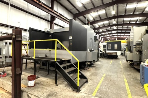 Toyoda #FA1050S, CNC horizontal machining center, 62.8" X, 55.1" Y, 45.2" Z, 41.3" pallet, 6000 RPM, 50 HP