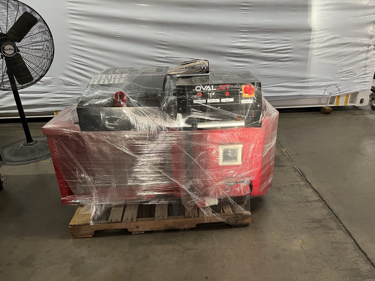 Image for Oval Jet #Gen-3, Closed Loop DTG Garment Printer, CMYKW ink, automated platen tracking, inline curing system, 2023