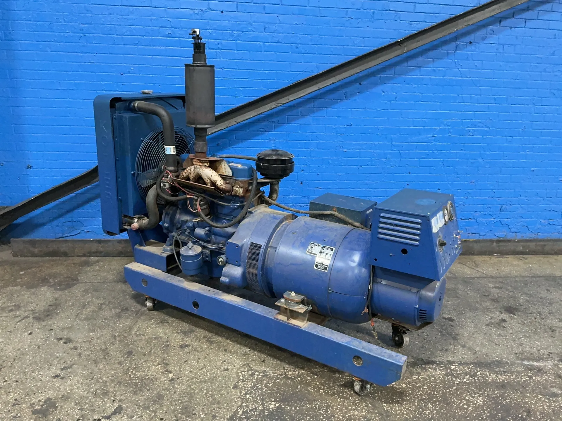 31.25 KVA Kohler #25R8277132B, generator, Hercules G2300 engine, 51 HP, 1800 RPM, 3/60/120/208