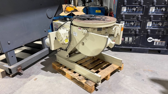 3000 lb. Pandjiris #30-6-AB, Welding Positioner, forward/reverse foot pedal