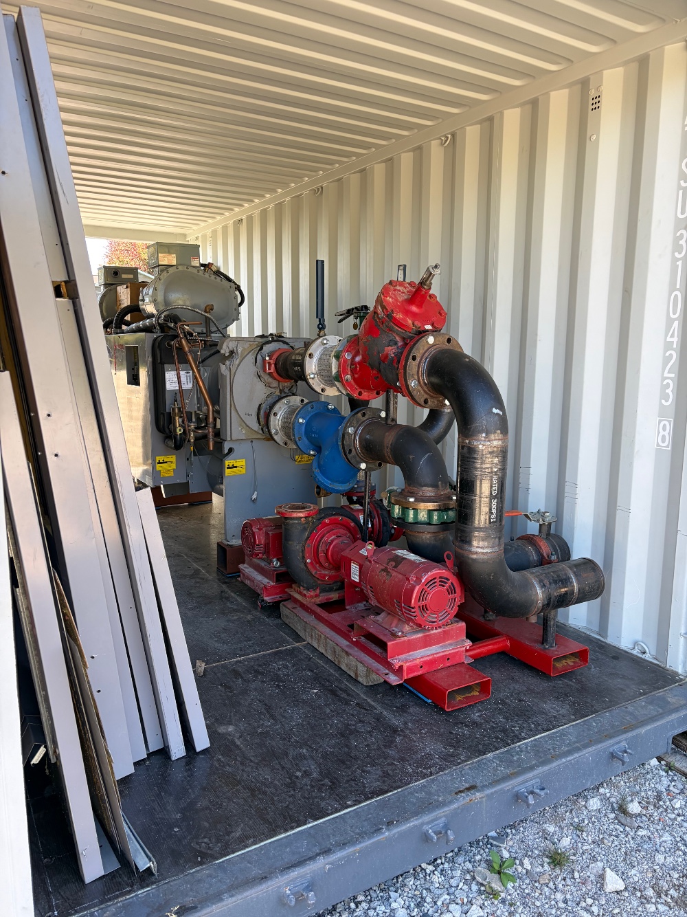 161 Ton, Carrier #HXA 161, Chiller, 575 Volts, Nitrogen charged, 2006
