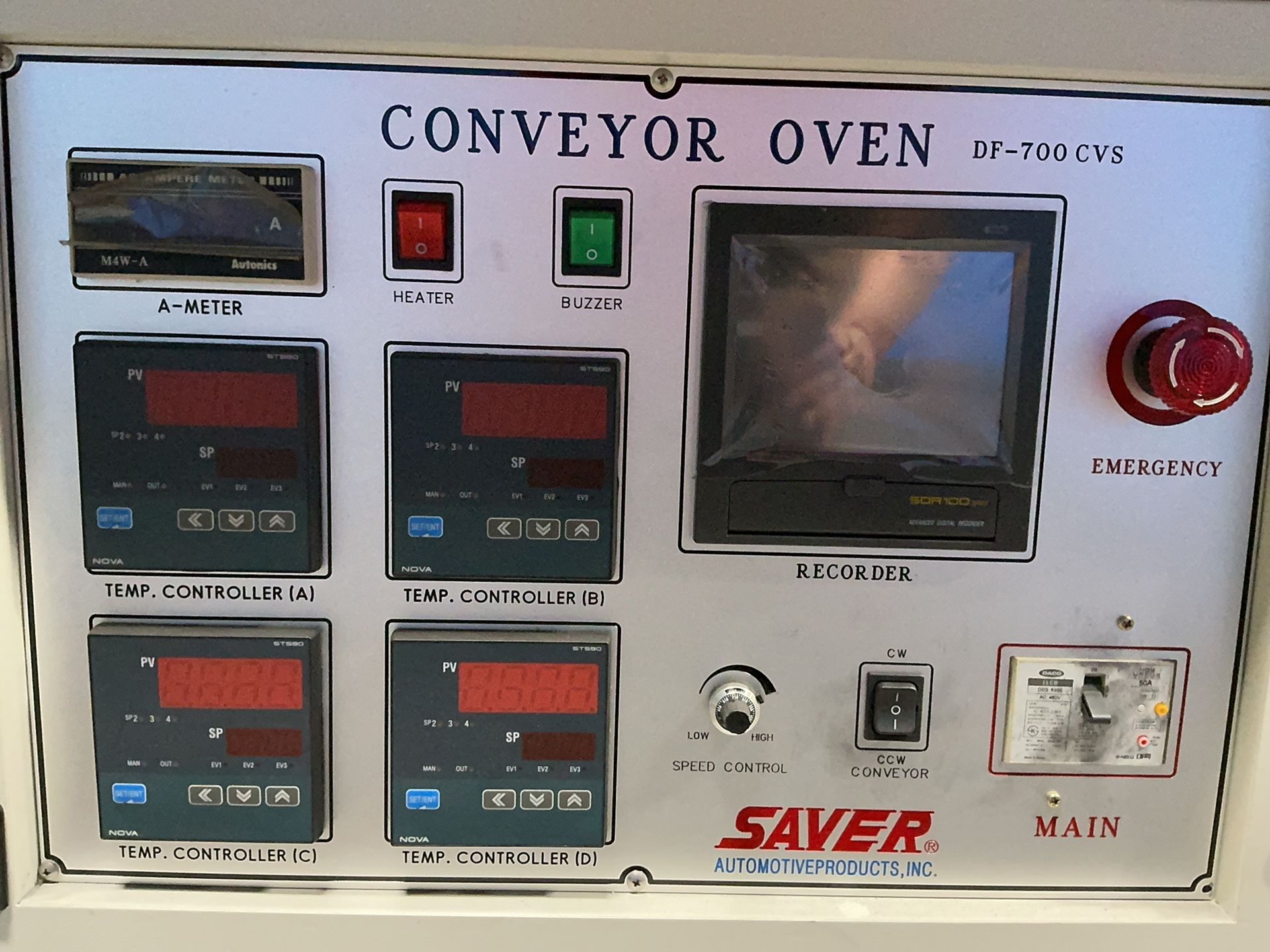 31" belt Saver #DF-700CVS, conveyor oven, 220/380 V.