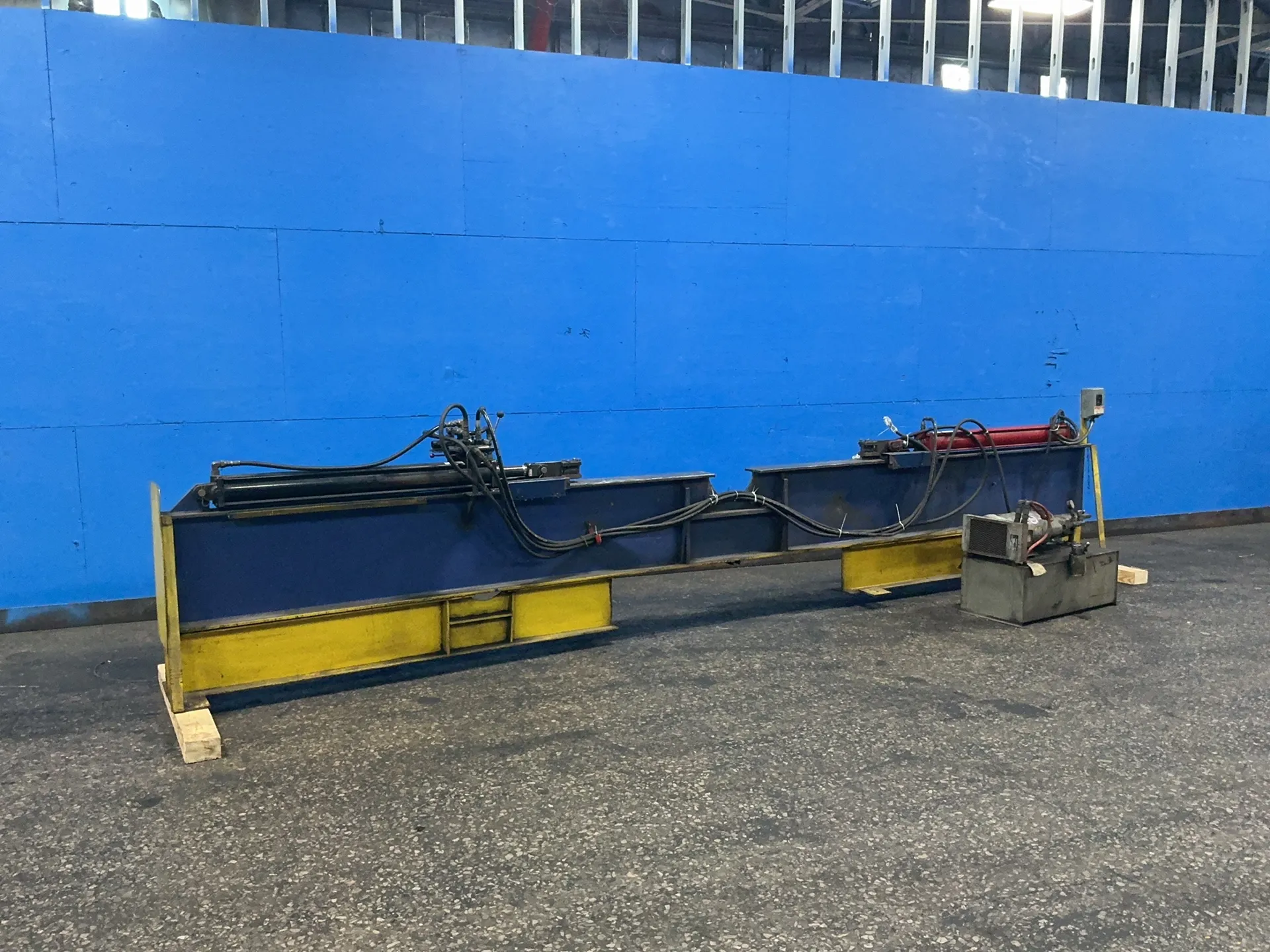Log splitter, 12" capacity, hydraulic unit, 10 HP, 1725 RPM, 208-230/460 V.