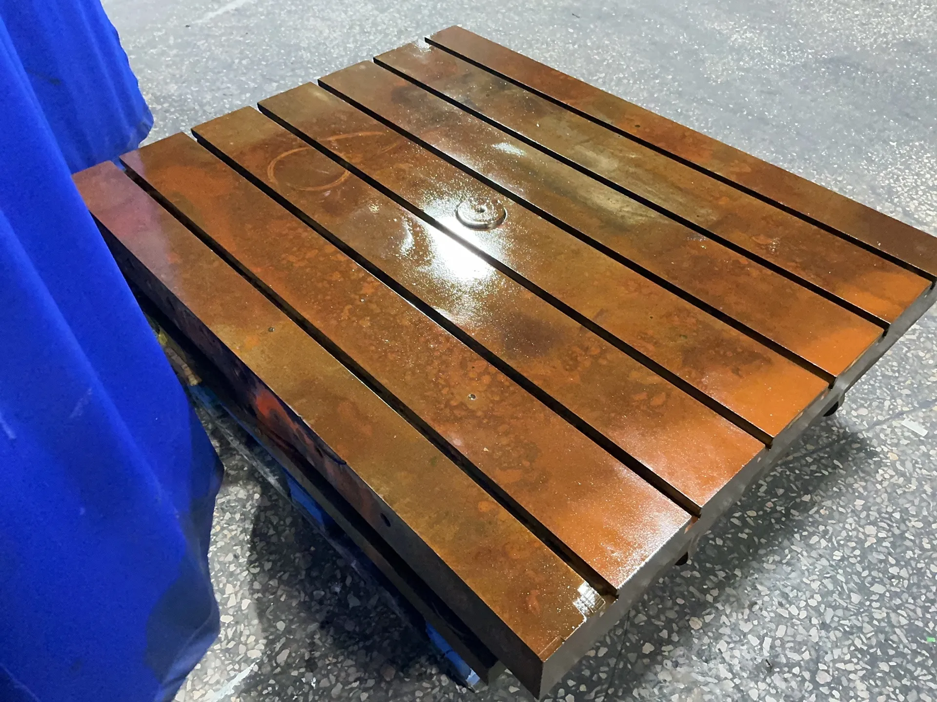 48" x 60" T-slotted rotary table