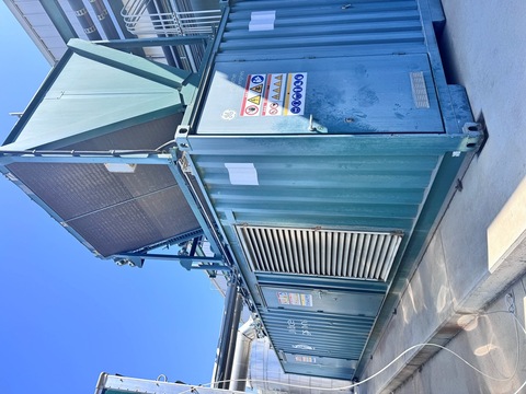 675 KW General Electric Jenbacher #JMC-312-GS-L, Natural Gas Cogeneration System, 230 Volt, 12-cylinder, heat