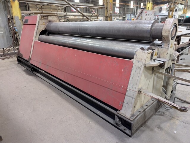 5/8" x 120" Davi #MCB-3030, 4-Roll Hydraulic Plate Bending Roll, 2008