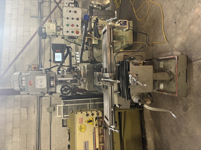 First #LC-185VSX-B, Vertical Milling Machine, 35" X, 16.75" Y, 15.3" knee, 10" x 50" table, 5 HP, 60-4500