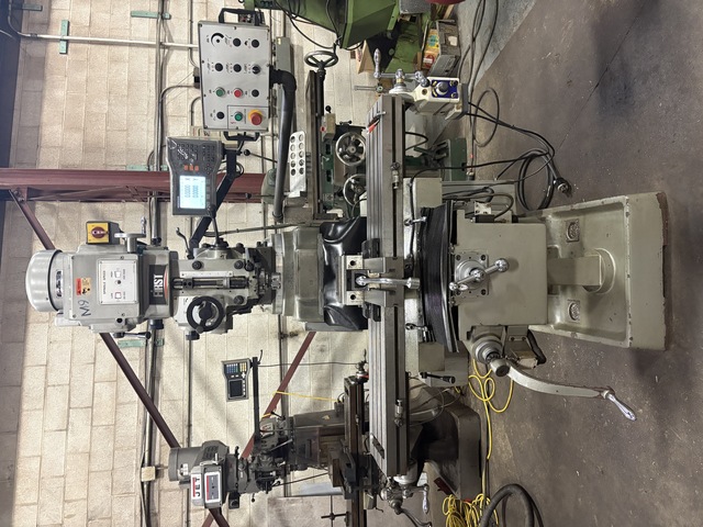 First #LC-185VSX-B, Vertical Milling Machine, 35" X, 16.75" Y, 15.3" knee, 10" x 50" table, 5 HP, 60-4500