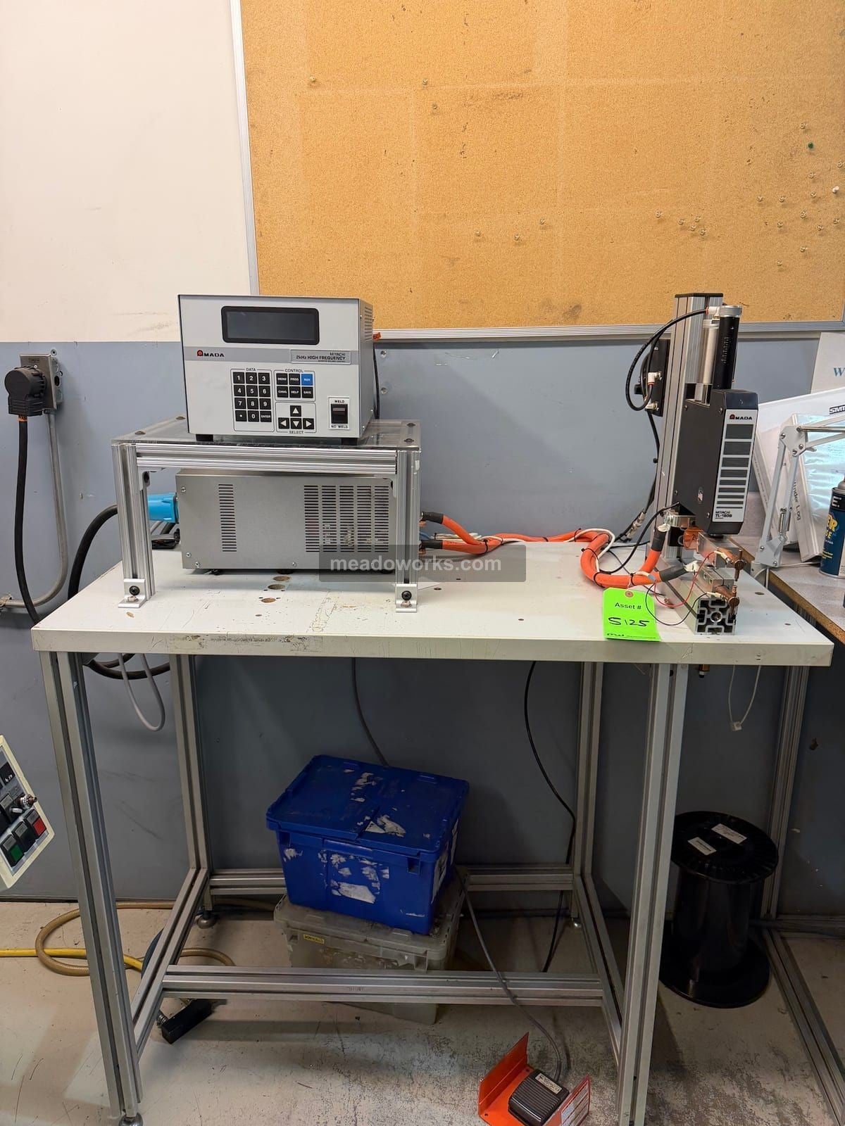 Amada Miyachi #IT-X11A/460, 2kHz High Frequency Inverter Resistance Welding Station, TL-180B weld head