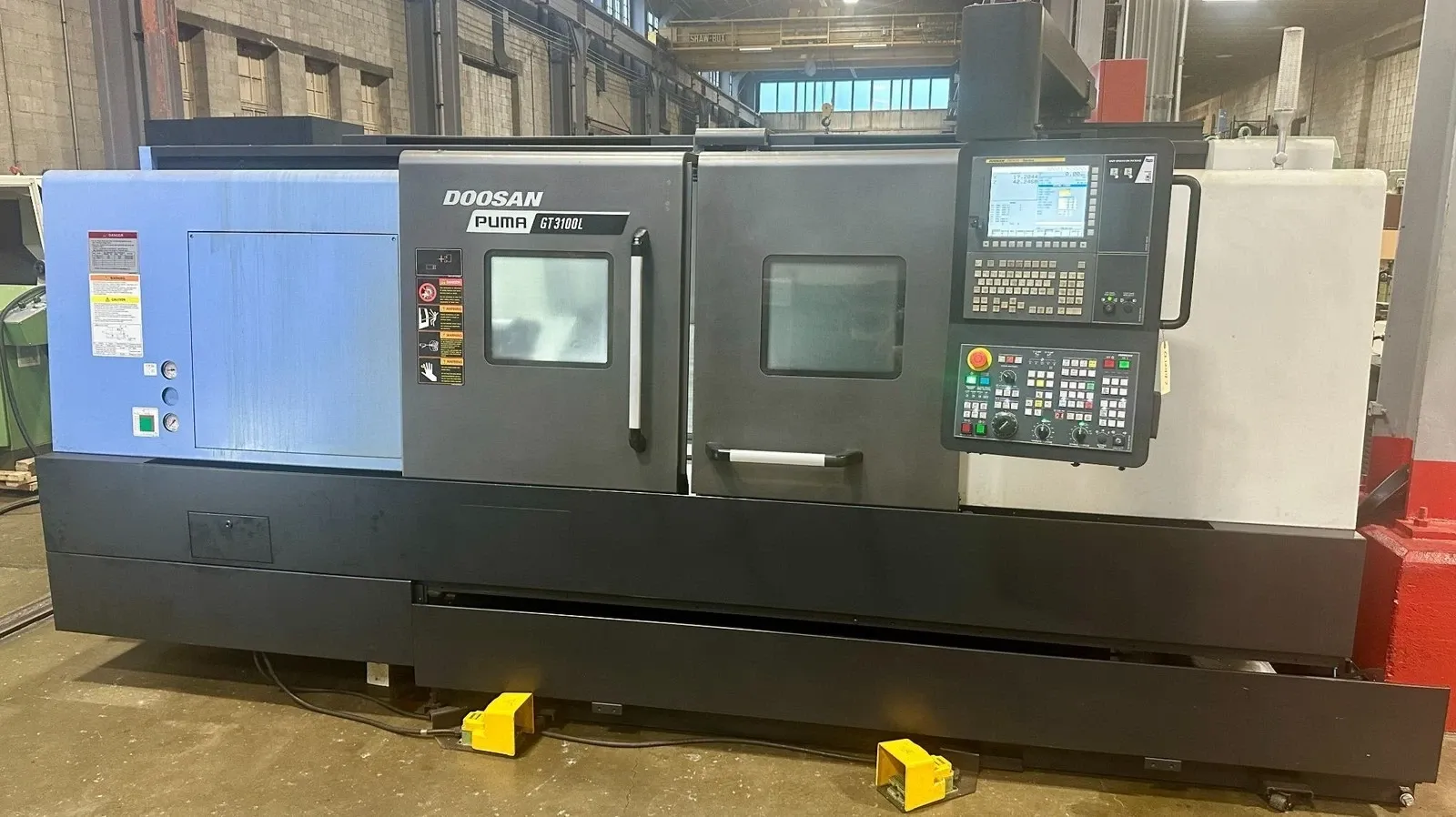 Daewoo Doosan #Puma-GT-3100L, CNC Lathe, 10.2" X, 53.1" Z, 18.9" machining diameter, 50.1" turning length