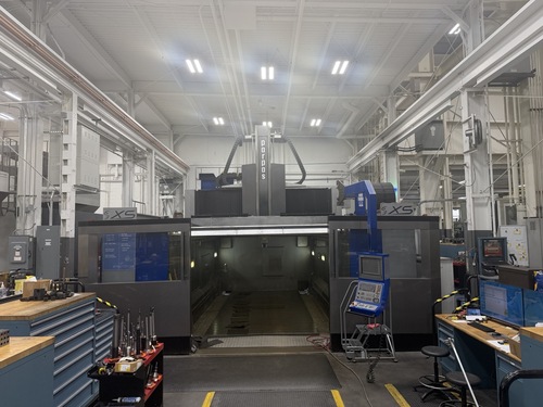 Parpas #XS63, CNC 5-axis gantry mill, 236.2" X Travel, 118.1" Y Travel, 59" Z, 236" x 98" table, 20,000 RPM