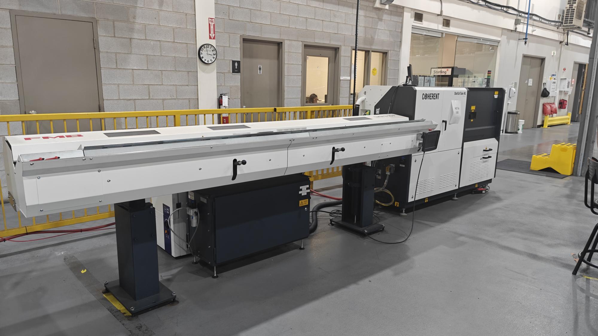 Coherent #StarCut-Tube-ML, fiber laser tube cutting system, 150 watt, 1.18" max tube diameter, FMB Turbo 2-20