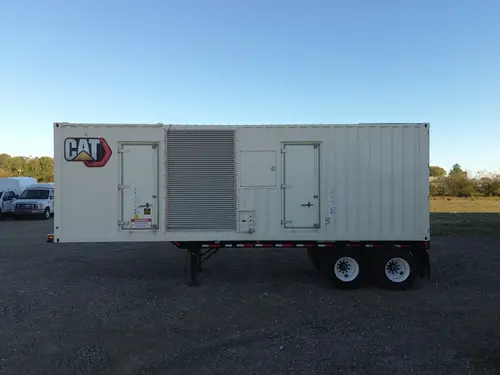 800 KW Caterpillar #C27, portable diesel generator set, 3-phase, 1800 RPM, 6852 hours, C27 Acert engine