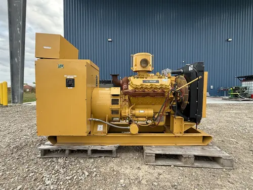 160 KW Caterpillar #3208, diesel generator set, 480 Volts, 3-phase, 241 HP @ 1800 RPM, 544 hours, open skid
