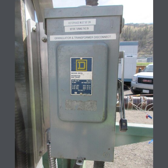 30 Amp. Square D #H361-RB, Fusible Disconnect Switch, 600 VAC, 3 pole, Type 3R enclosure