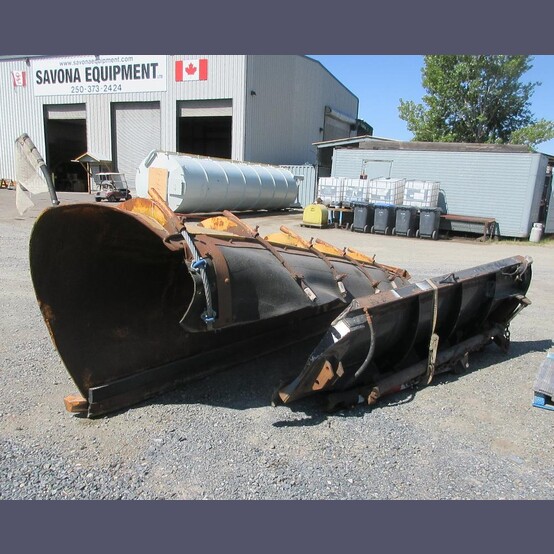 Monroe #MPFA-30-60-12-ISCT, Front Snow Plow, 170" length, 59" high end, 116" long Tenco side plow w/ 42" high