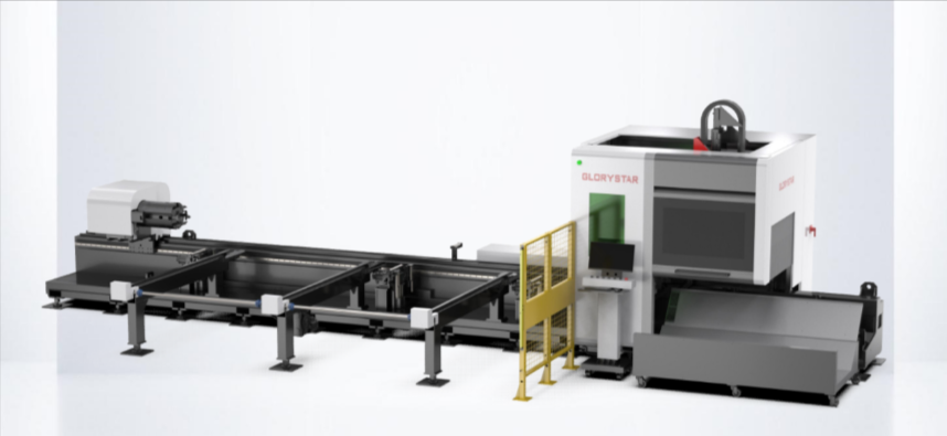 Glorystar #GS-36TG-12-3, fiber tube laser, 20 KW, 1.18" - 14.17" round & square tube, 40' max. tube length