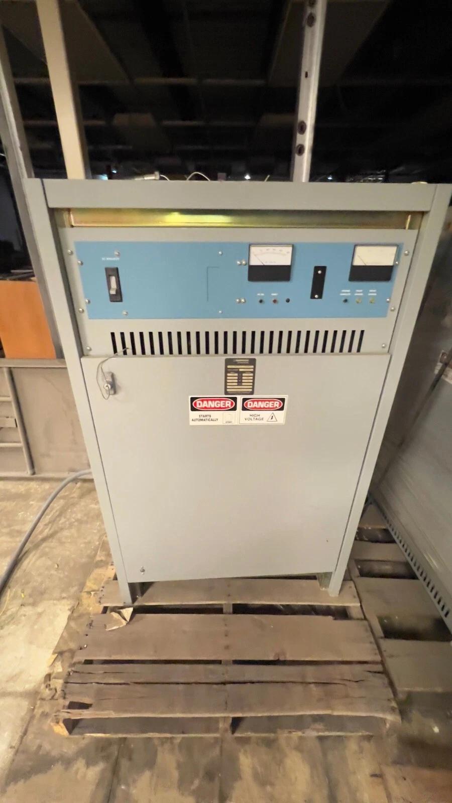 Hoppecke #EX480-22.8-160, Industrial Battery Charger, 480 Volts 10 amp input, 24 Volts 160 amp output