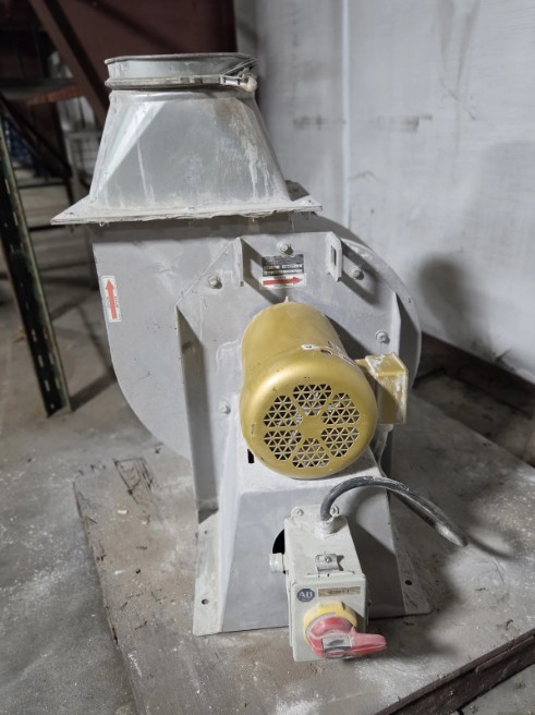 Cincinnati Fan #HDBI-130, Centrifugal Blower, 5 HP Baldor motor, 3450 RPM, 230/460 Volts, 3PH
