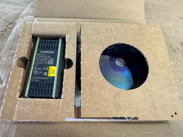 Siemens #6ES7972-0CB20-0XA0, SIMATIC S7 PC Adapter USB, MPI/PROFIBUS DP Interface, Open Box Unused
