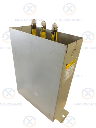 60 KVAR, ABB #C606G60-3F-63, CLMD 63 Power Factor Correction Capacitor, 600 Volts, 3 phase, 60 Hz., EEMAC 1