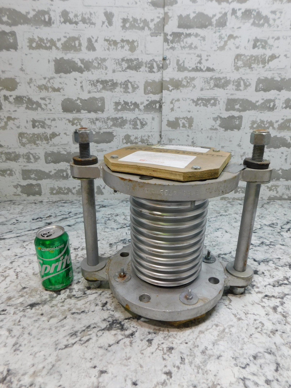 4" Ethylene Flexijoint #FA-4-SCOBE-11-SW0-SI, Expansion Joint, PTFE Lined, Stainless Steel, NEW