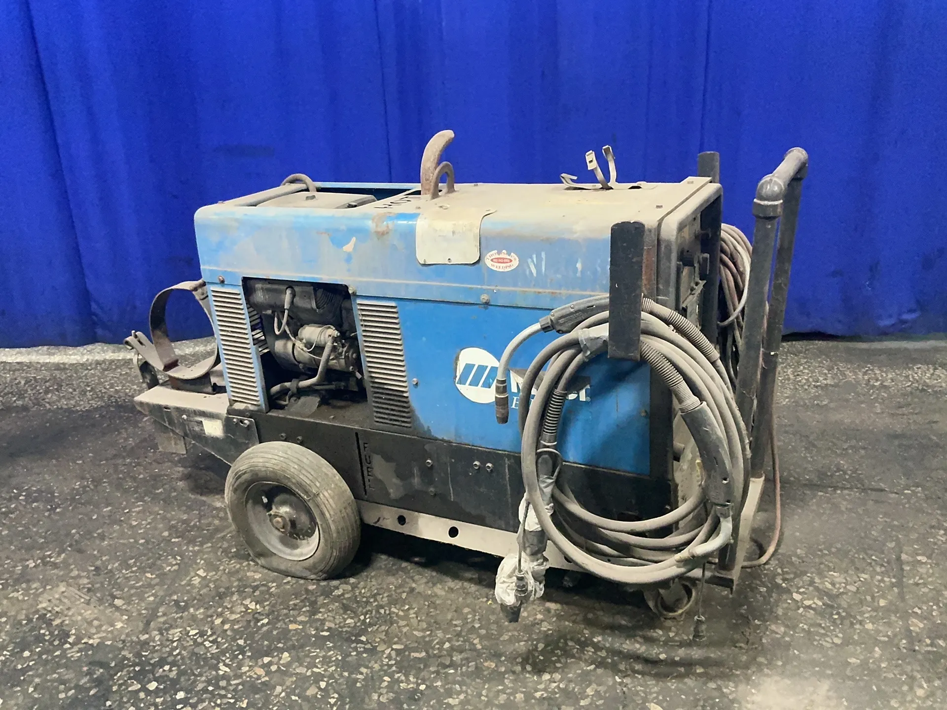 Miller #BOBCAT-250, engine driven welder, 250 Amps, 10 KW, 84/42 A, 120/240 V.