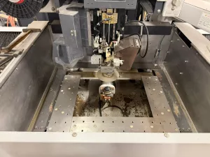 Mitsubishi #MV1200S, Wire Electrical Discharge Machine, 15.7" X, 11.8" Y, 8.7" Z, 2.4" x 2.4" U/V, 15°