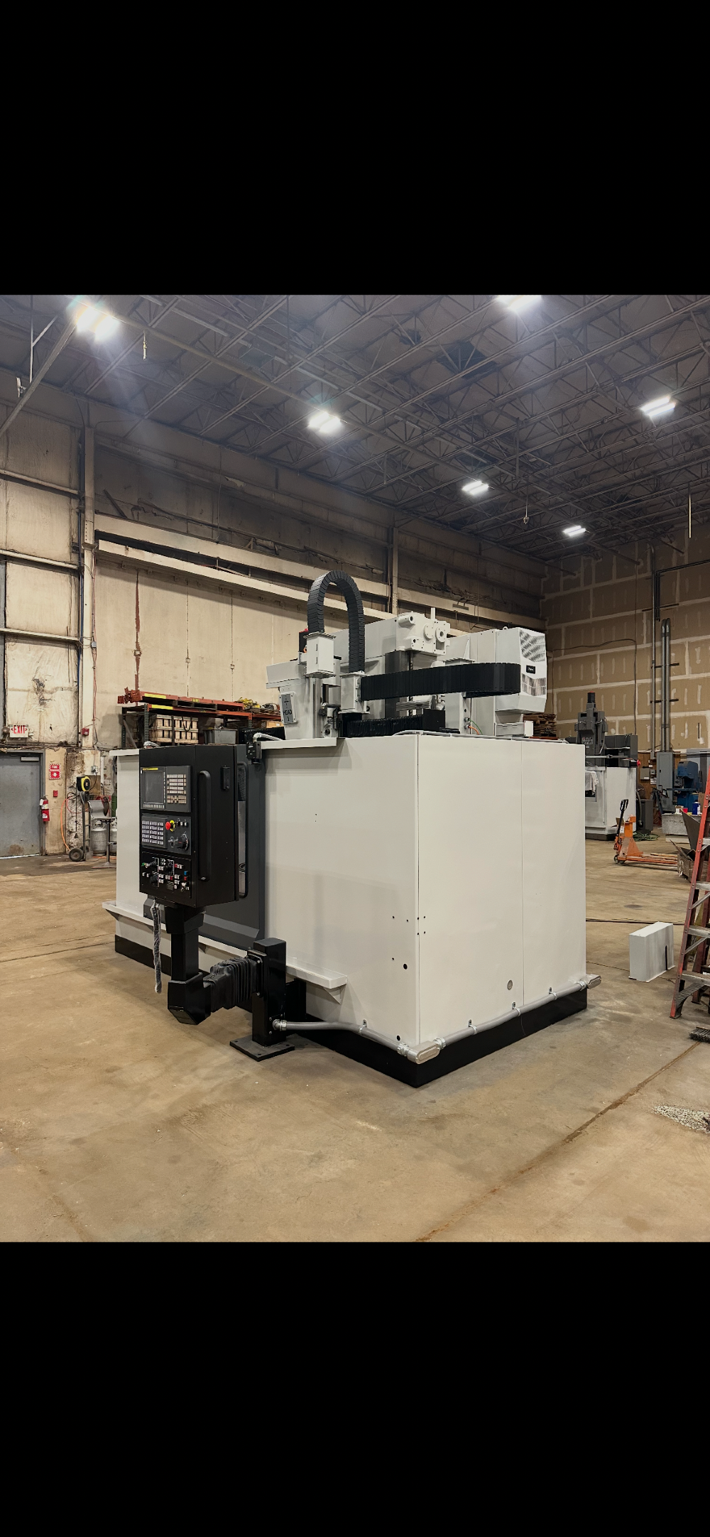46" Bullard CNC vertical turret lathe (Refurbished), Ram & Tool Changer, New Fanuc Control, Electrics
