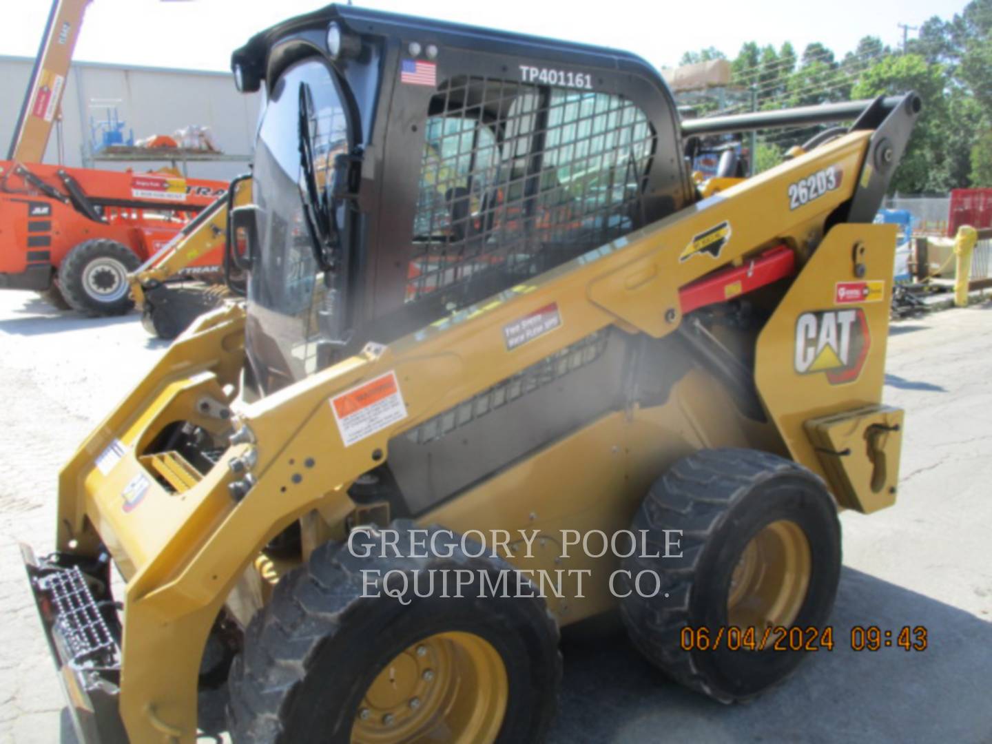 Cat 262D3, Skid Steer Loader, 3061 hours, S/N: TP401161, 2023