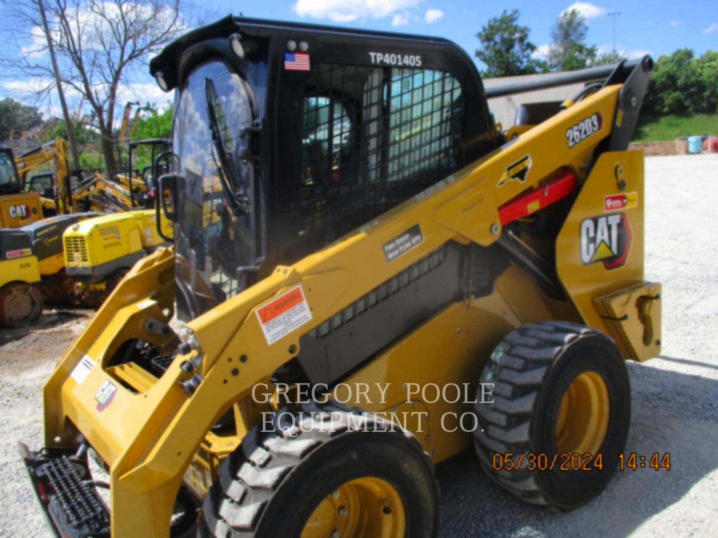 Cat 262D3, Skid Steer Loader, 2959 hours, S/N: TP401405, 2023