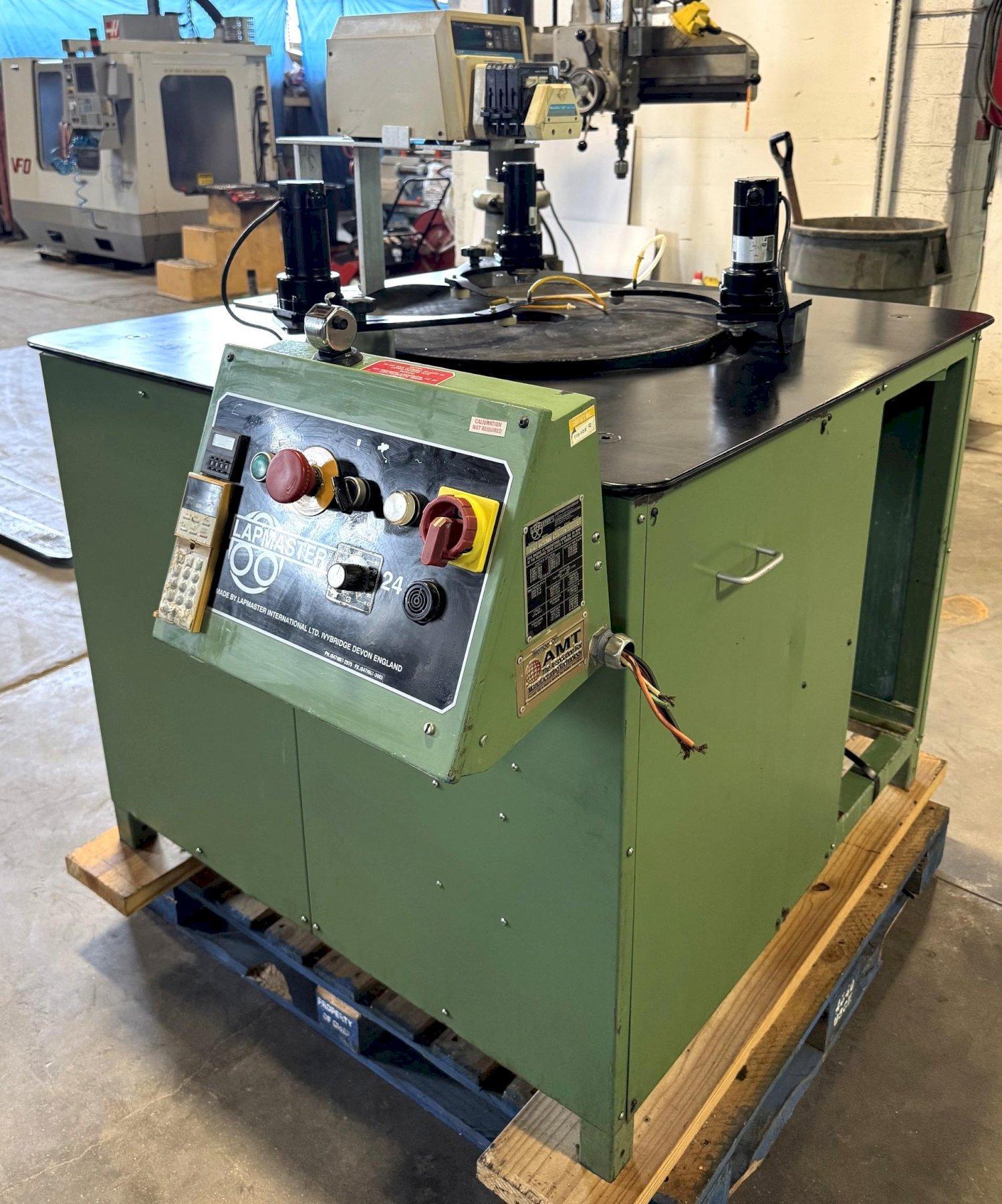 24" Lapmaster Lapping & Polishing Machine No. 24, (3) Rings, Open Face