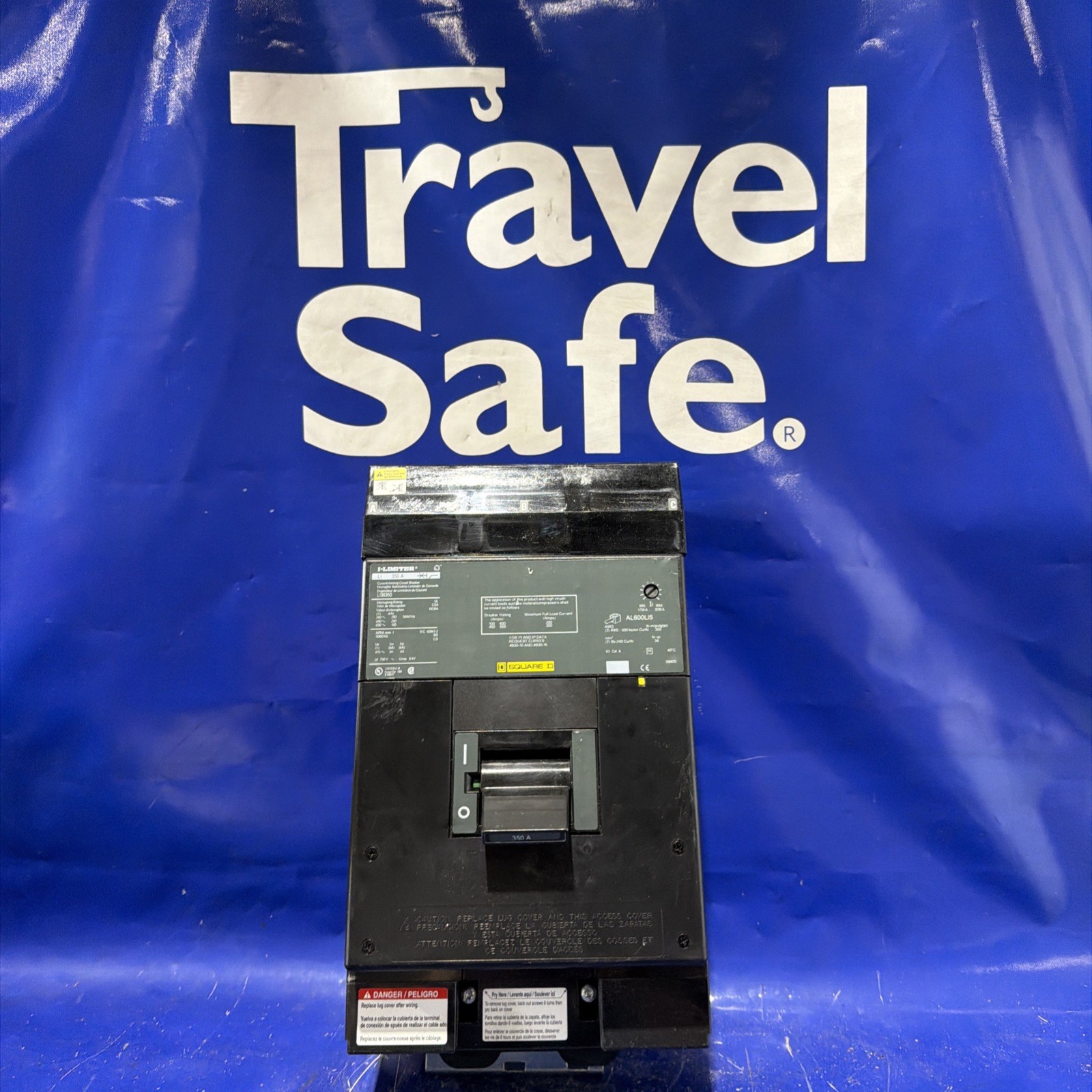 350 Amps, Square D #LI36350, I-Line circuit breaker, 600 Volts, 3 Pole, 100 KA (2 available)