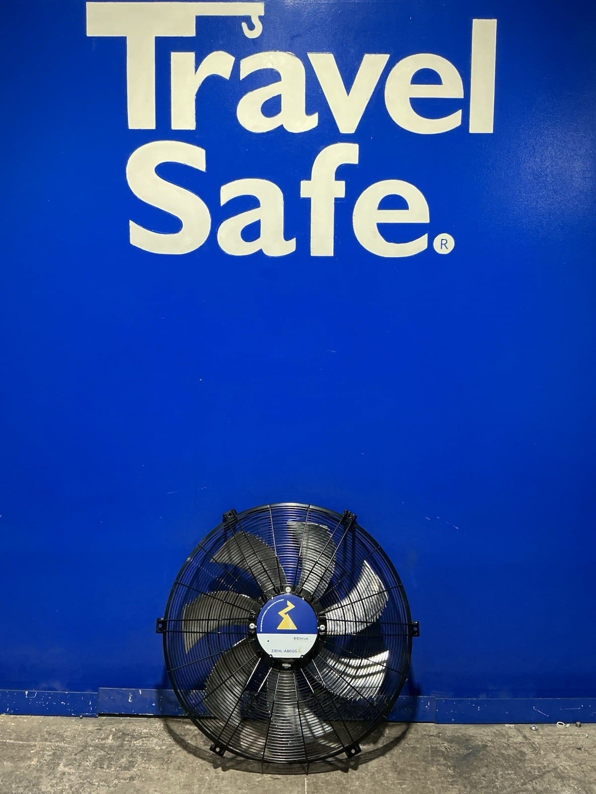 Ziehl-Abegg #FN080-ZIK.GL.V7P3, ECblue industrial fan, 2.1 KW, 980 RPM, 480 V., new, open box