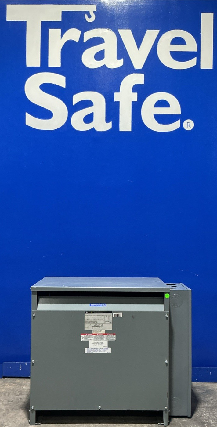 45 KVA 480 Primary, 208Y/120 Secondary, Square D #45T3HFISNL, Transformer, 3 Phase, 60 Hz, w/ 175 Amp breaker
